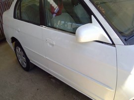 2001 HONDA CIVIC, WHITE, EX MODEL, 1.7L VTEC,  A26293